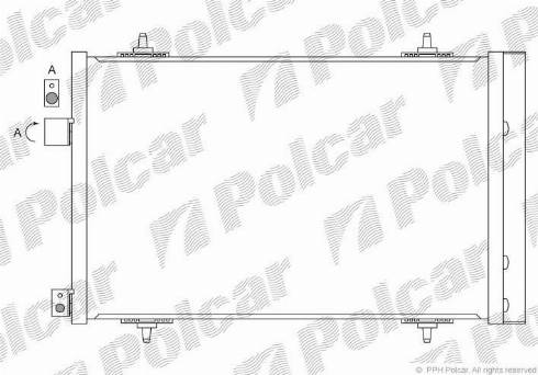 Polcar 5748K85X - Kondenser, kondisioner furqanavto.az