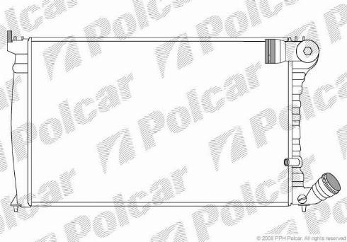 Polcar 576508-5 - Radiator, mühərrikin soyudulması furqanavto.az