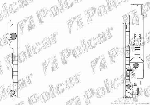 Polcar 576508-1 - Radiator, mühərrikin soyudulması furqanavto.az