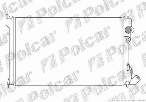 Polcar 576508-3 - Radiator, mühərrikin soyudulması furqanavto.az