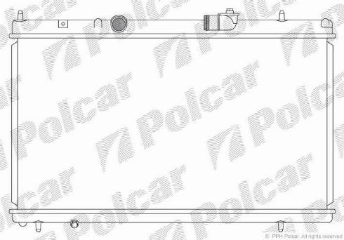 Polcar 576608-3 - Radiator, mühərrikin soyudulması furqanavto.az