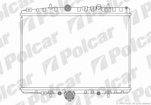 Polcar 576608-2 - Radiator, mühərrikin soyudulması furqanavto.az