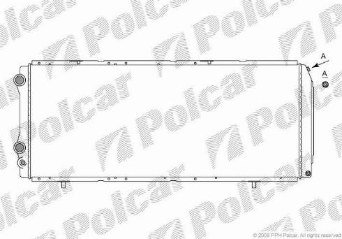 Polcar 570208-4 - Radiator, mühərrikin soyudulması furqanavto.az