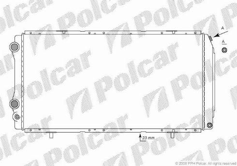 Polcar 570208-1 - Radiator, mühərrikin soyudulması furqanavto.az