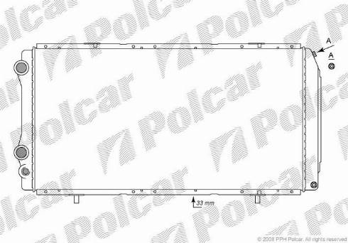 Polcar 570208-2 - Radiator, mühərrikin soyudulması furqanavto.az