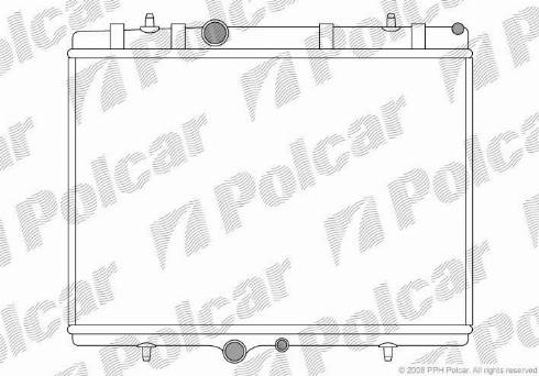 Polcar 571008-4 - Radiator, mühərrikin soyudulması furqanavto.az