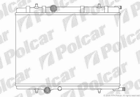 Polcar 571008-6 - Radiator, mühərrikin soyudulması furqanavto.az