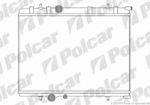 Polcar 571008-7 - Radiator, mühərrikin soyudulması furqanavto.az