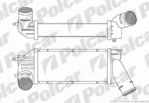 Polcar 5710J8-1 - Intercooler, şarj cihazı furqanavto.az