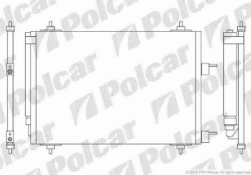 Polcar 5710K81X - Kondenser, kondisioner furqanavto.az