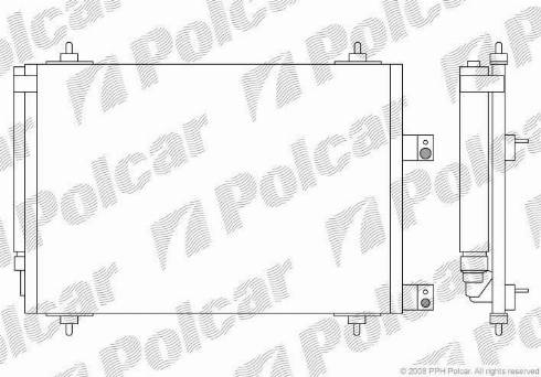 Polcar 5710K8C2 - Kondenser, kondisioner furqanavto.az