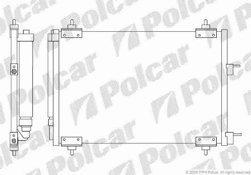 Polcar 5710K8C1 - Kondenser, kondisioner furqanavto.az