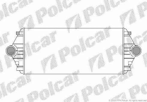 Polcar 5786J8-1 - Intercooler, şarj cihazı furqanavto.az