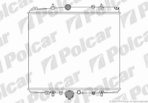 Polcar 5787081X - Radiator, mühərrikin soyudulması furqanavto.az