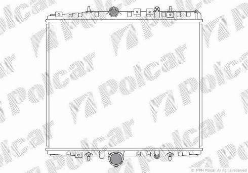 Polcar 578708-1 - Radiator, mühərrikin soyudulması furqanavto.az
