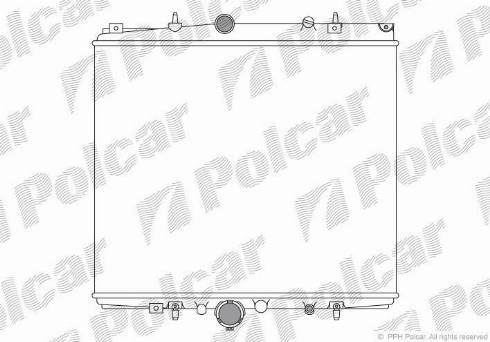 Polcar 578708A1 - Radiator, mühərrikin soyudulması furqanavto.az