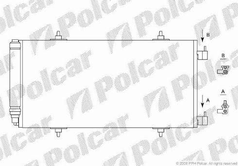 Polcar 5787K82X - Kondenser, kondisioner furqanavto.az