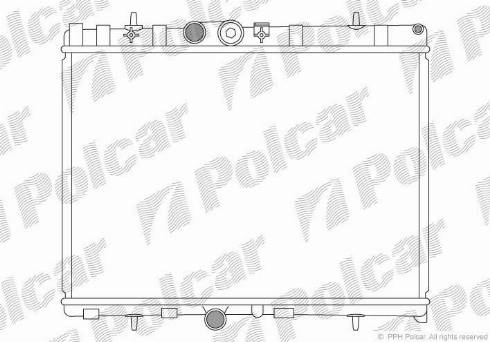 Polcar 572408-2 - Radiator, mühərrikin soyudulması furqanavto.az