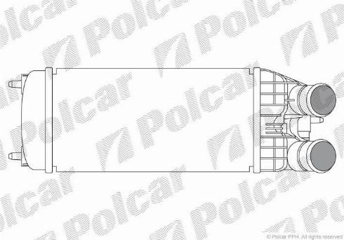 Polcar 5724J8-1 - Intercooler, şarj cihazı furqanavto.az