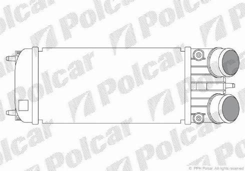 Polcar 5724J82X - Intercooler, şarj cihazı furqanavto.az