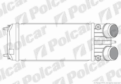 Polcar 5724J8-2 - Intercooler, şarj cihazı furqanavto.az