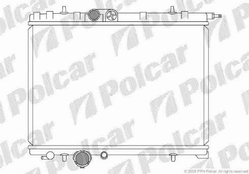 Polcar 572308-6 - Radiator, mühərrikin soyudulması furqanavto.az