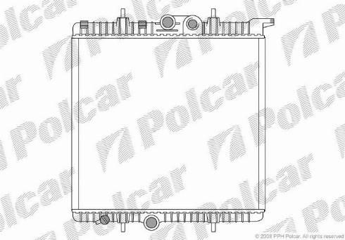 Polcar 5723081X - Radiator, mühərrikin soyudulması furqanavto.az