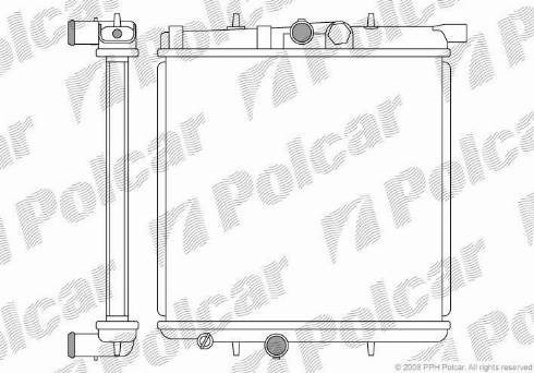 Polcar 572308-1 - Radiator, mühərrikin soyudulması furqanavto.az