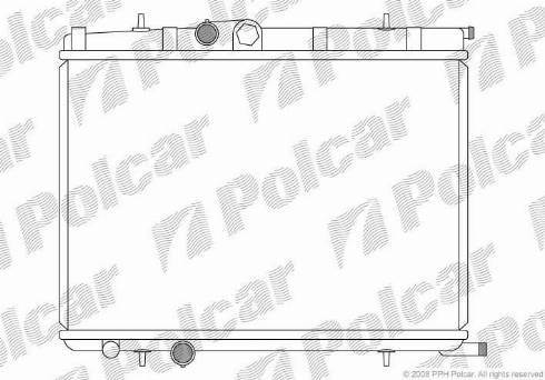 Polcar 572308-7 - Radiator, mühərrikin soyudulması furqanavto.az