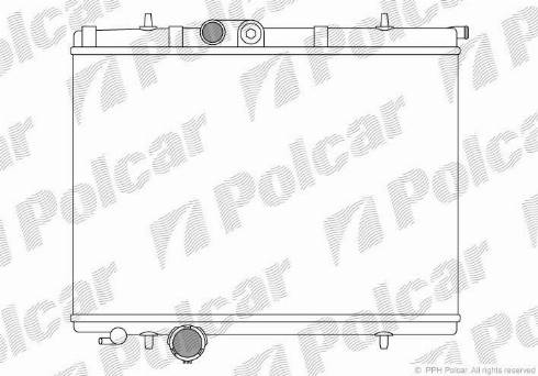 Polcar 572308A6 - Radiator, mühərrikin soyudulması furqanavto.az