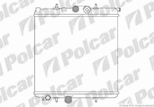 Polcar 572308A1 - Radiator, mühərrikin soyudulması furqanavto.az