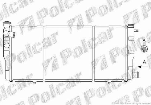 Polcar 572208-4 - Radiator, mühərrikin soyudulması furqanavto.az