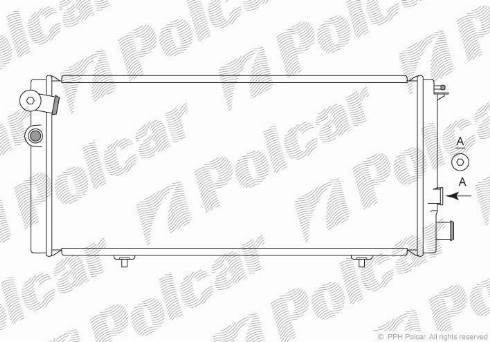 Polcar 572208-2 - Radiator, mühərrikin soyudulması furqanavto.az