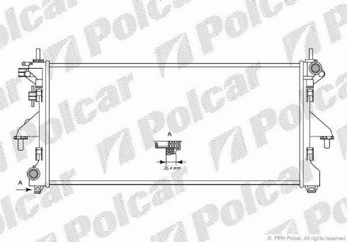 Polcar 577008-1 - Radiator, mühərrikin soyudulması furqanavto.az