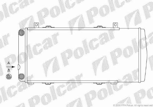 Polcar 691008-2 - Radiator, mühərrikin soyudulması furqanavto.az