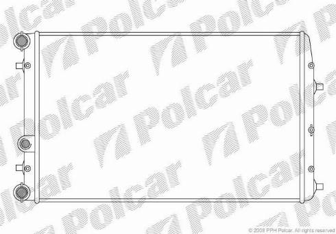 Polcar 6913085X - Radiator, mühərrikin soyudulması furqanavto.az