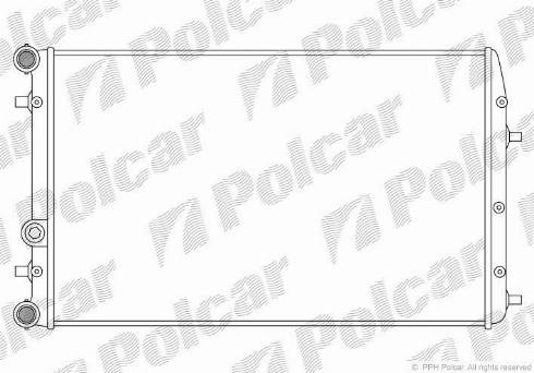 Polcar 691308-5 - Radiator, mühərrikin soyudulması furqanavto.az