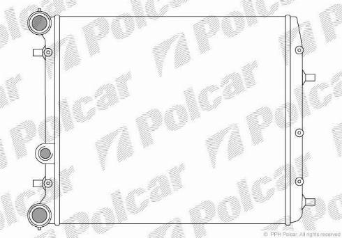 Polcar 691308-1 - Radiator, mühərrikin soyudulması furqanavto.az