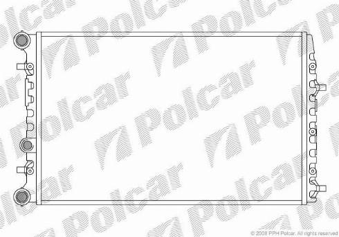 Polcar 691308A5 - Radiator, mühərrikin soyudulması furqanavto.az