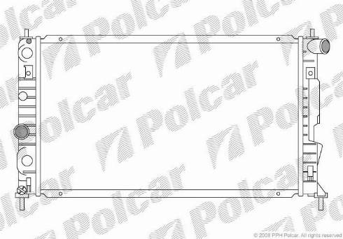 Polcar 652308-6 - Radiator, mühərrikin soyudulması furqanavto.az