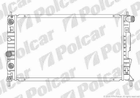 Polcar 652308-3 - Radiator, mühərrikin soyudulması furqanavto.az