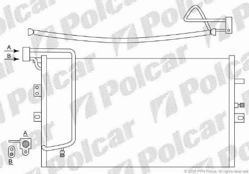 Polcar 6523K8C1 - Kondenser, kondisioner furqanavto.az