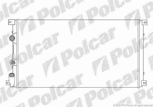 Polcar 604108A4 - Radiator, mühərrikin soyudulması furqanavto.az