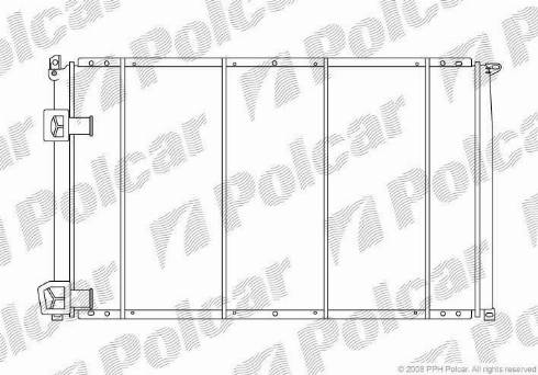 Polcar 6041081X - Radiator, mühərrikin soyudulması furqanavto.az