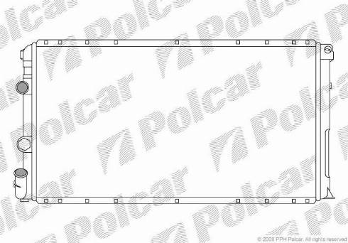 Polcar 604108-3 - Radiator, mühərrikin soyudulması furqanavto.az