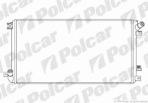 Polcar 6043081X - Radiator, mühərrikin soyudulması furqanavto.az