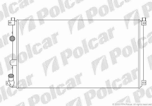 Polcar 6042081X - Radiator, mühərrikin soyudulması furqanavto.az