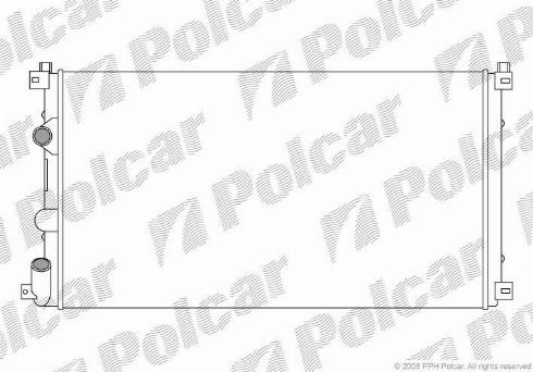 Polcar 604208-2 - Radiator, mühərrikin soyudulması furqanavto.az