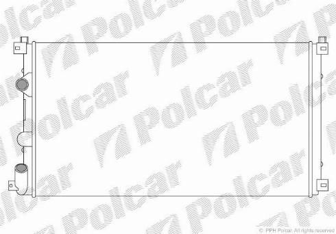 Polcar 604208A2 - Radiator, mühərrikin soyudulması furqanavto.az