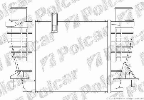 Polcar 6056J82X - Intercooler, şarj cihazı furqanavto.az